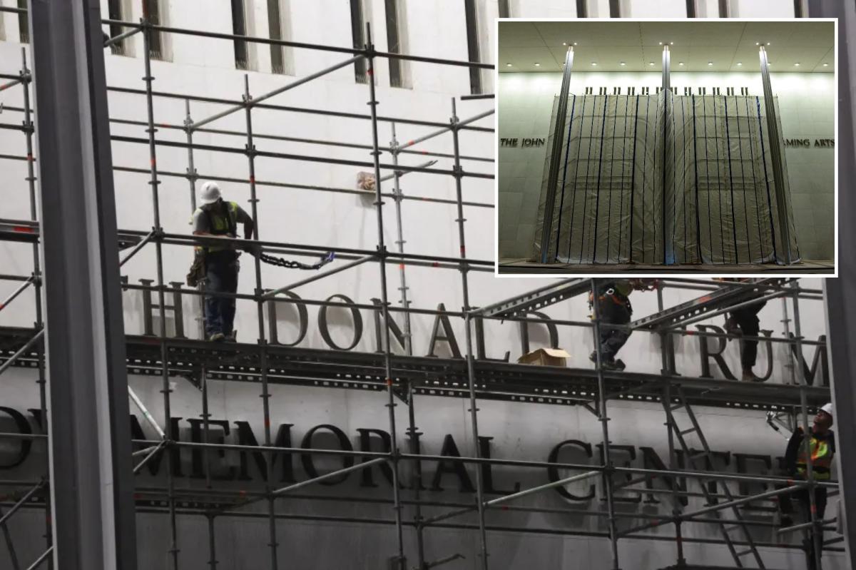 Trump Name Scrubbed From Kennedy Center Overnight