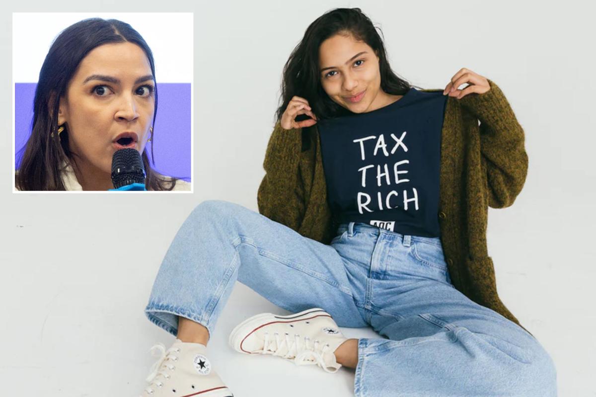 AOC sells $27 ‘Tax the Rich’ shirts in socialist irony
