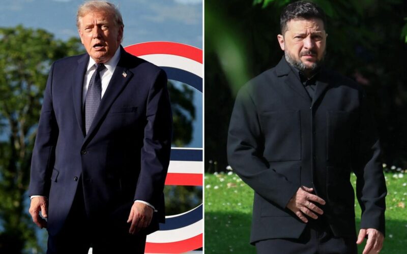 Trump Holds Private Meeting with Zelensky