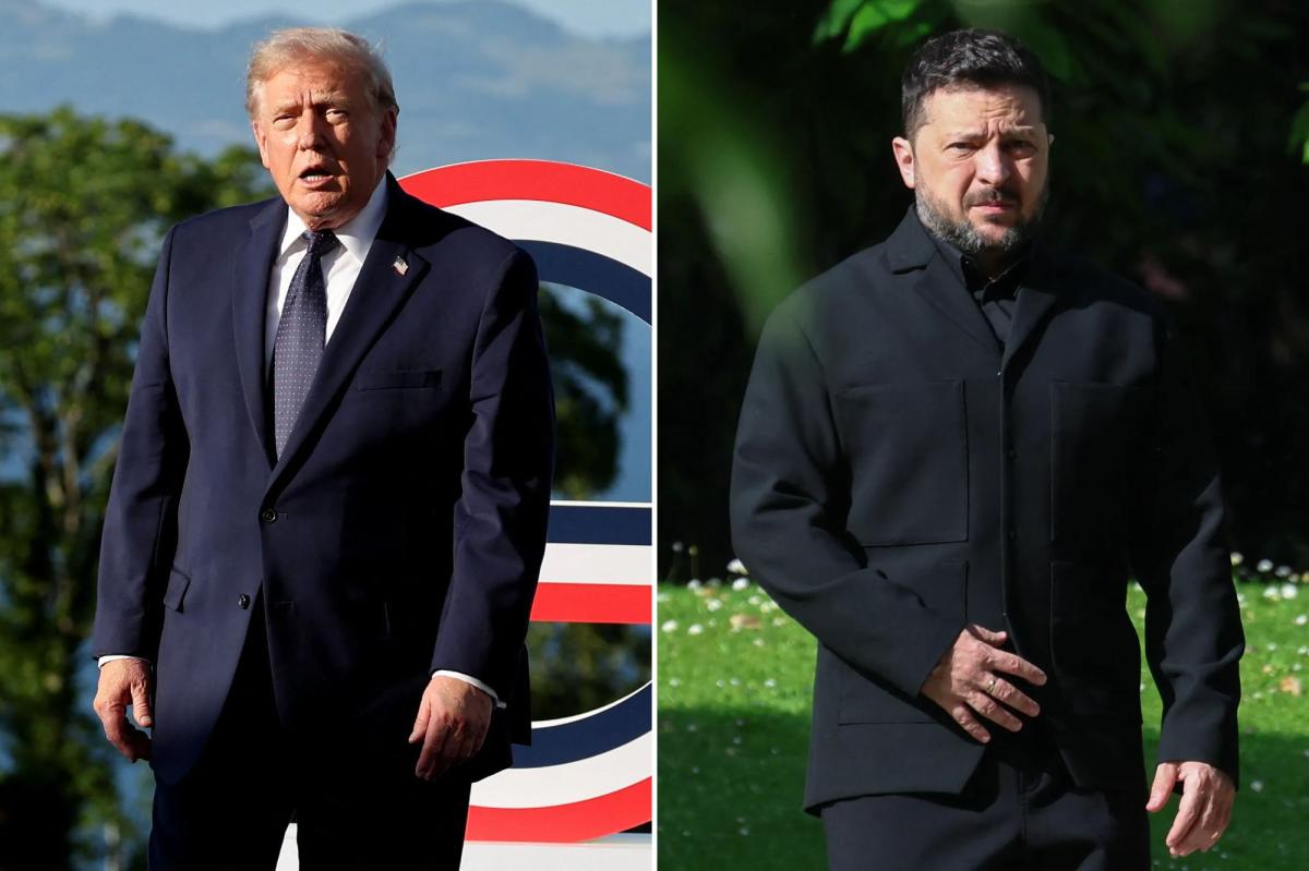 Trump Holds Private Meeting with Zelensky