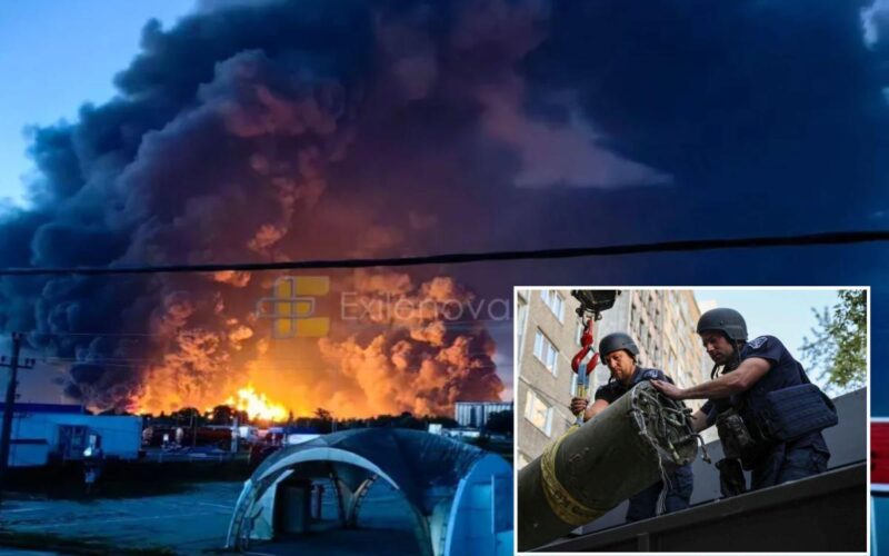 Ukraine Drone Strike Kills 2, Ignites Russian Oil Refinery
