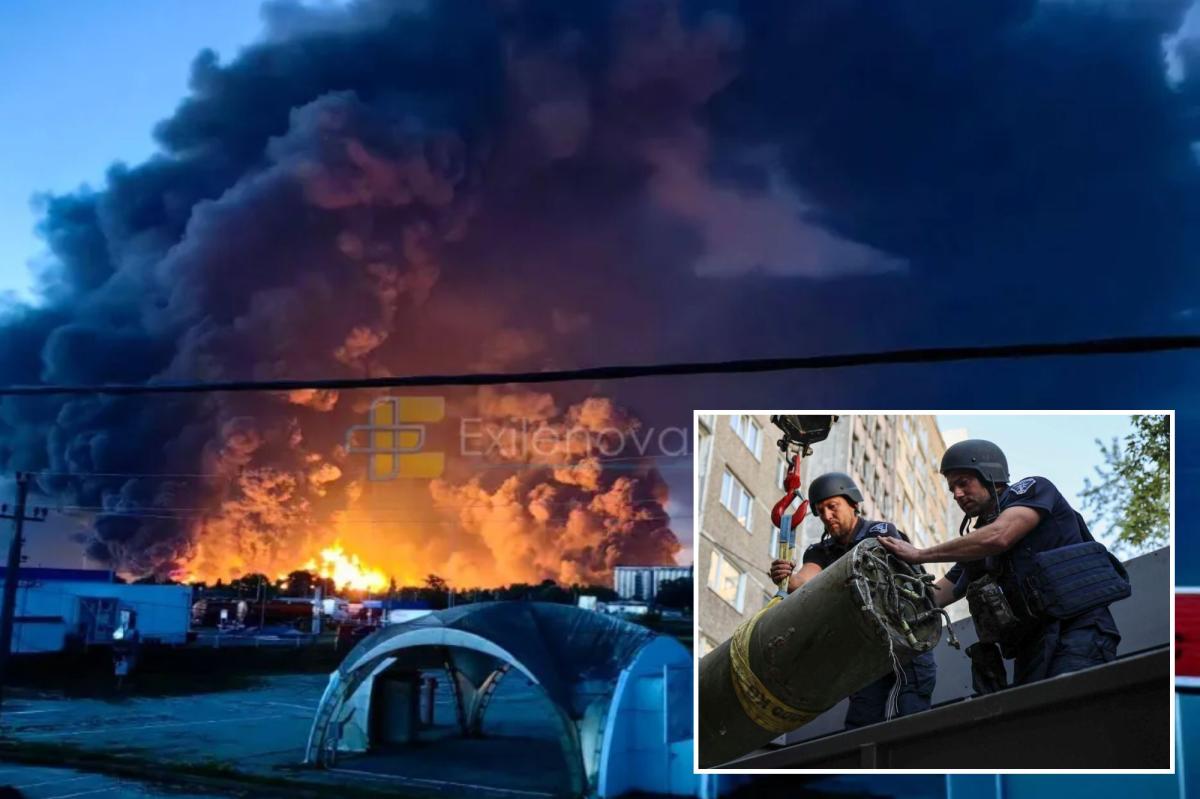 Ukraine Drone Strike Kills 2, Ignites Russian Oil Refinery