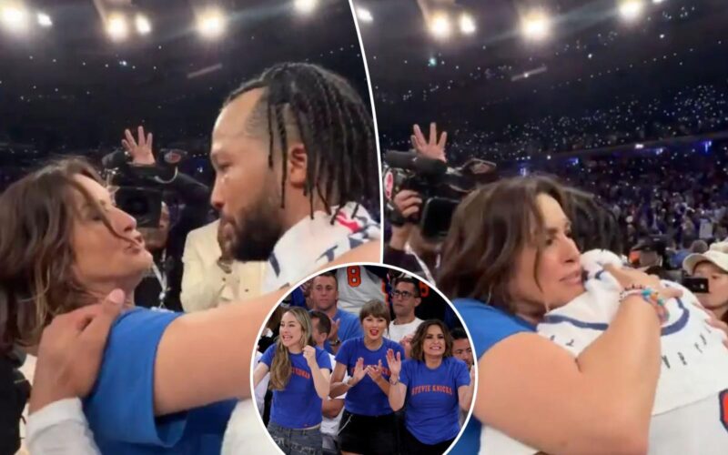 Mariska Hargitay Has Emotional Moment With Jalen Brunson After Knicks Win