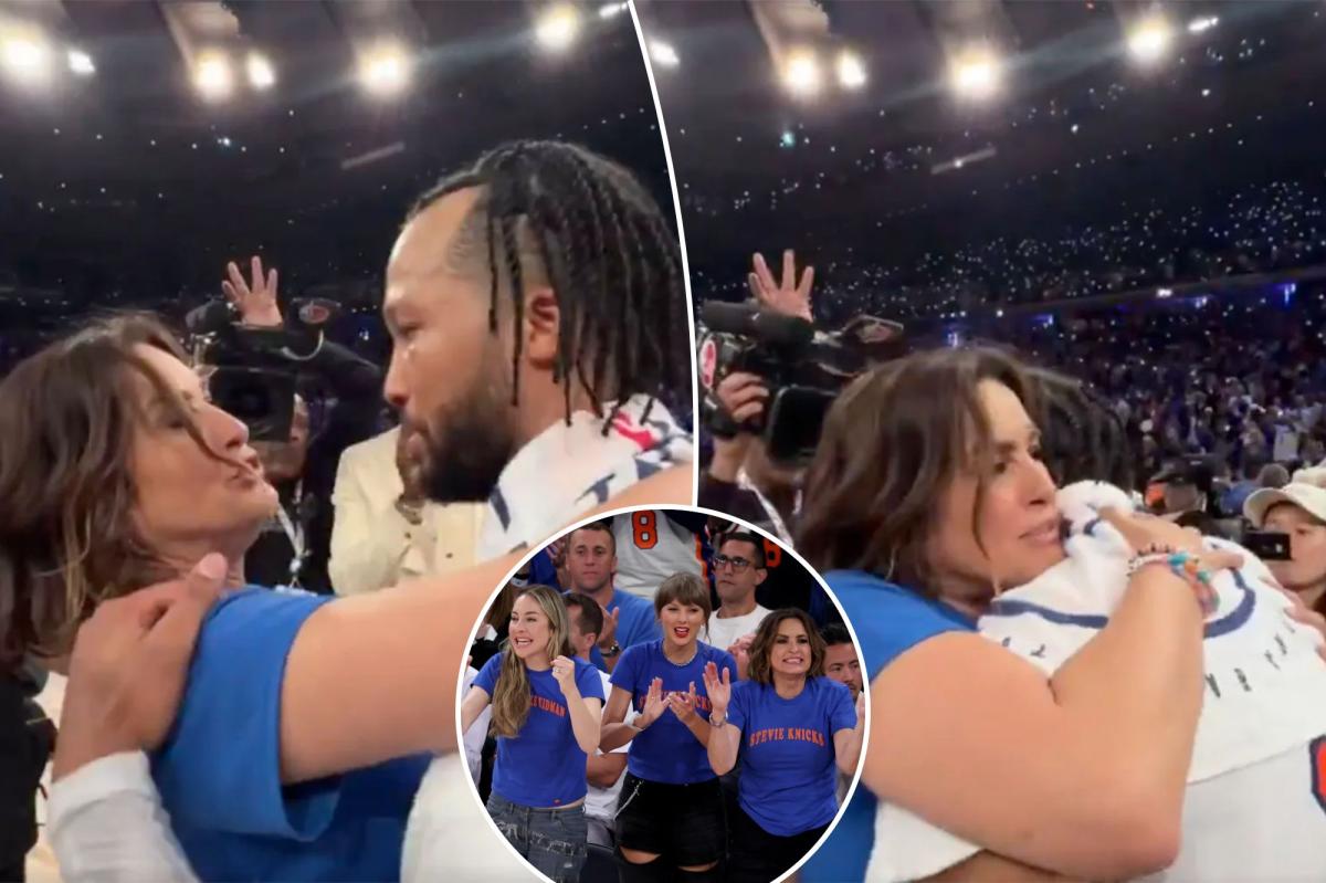 Mariska Hargitay Has Emotional Moment With Jalen Brunson After Knicks Win