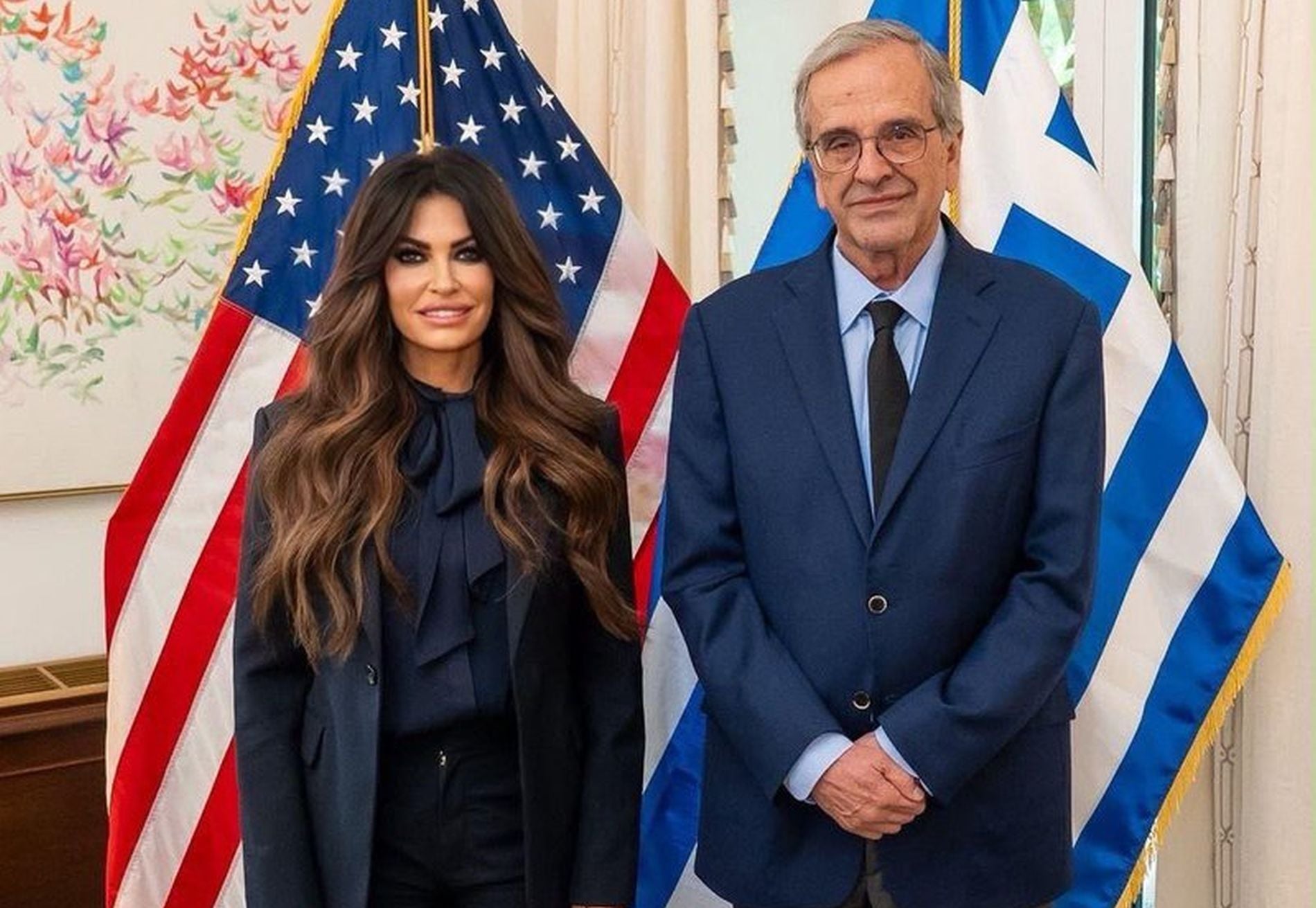Samaras met with Guilfoyle on US-Greece relations