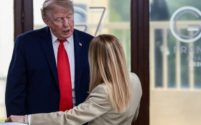 Meloni and Trump Share Moment: “We Are Friends” as They Stand Firm Against Moscow
