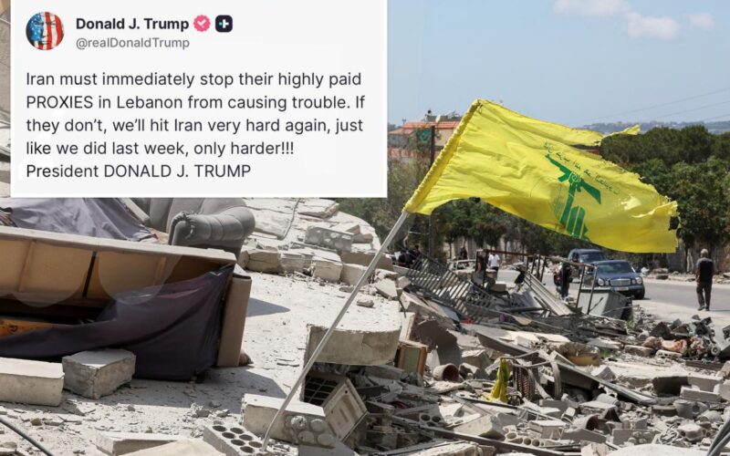 Trump Vows to Hit Iran Hard if Tehran Won’t Rein in Hezbollah