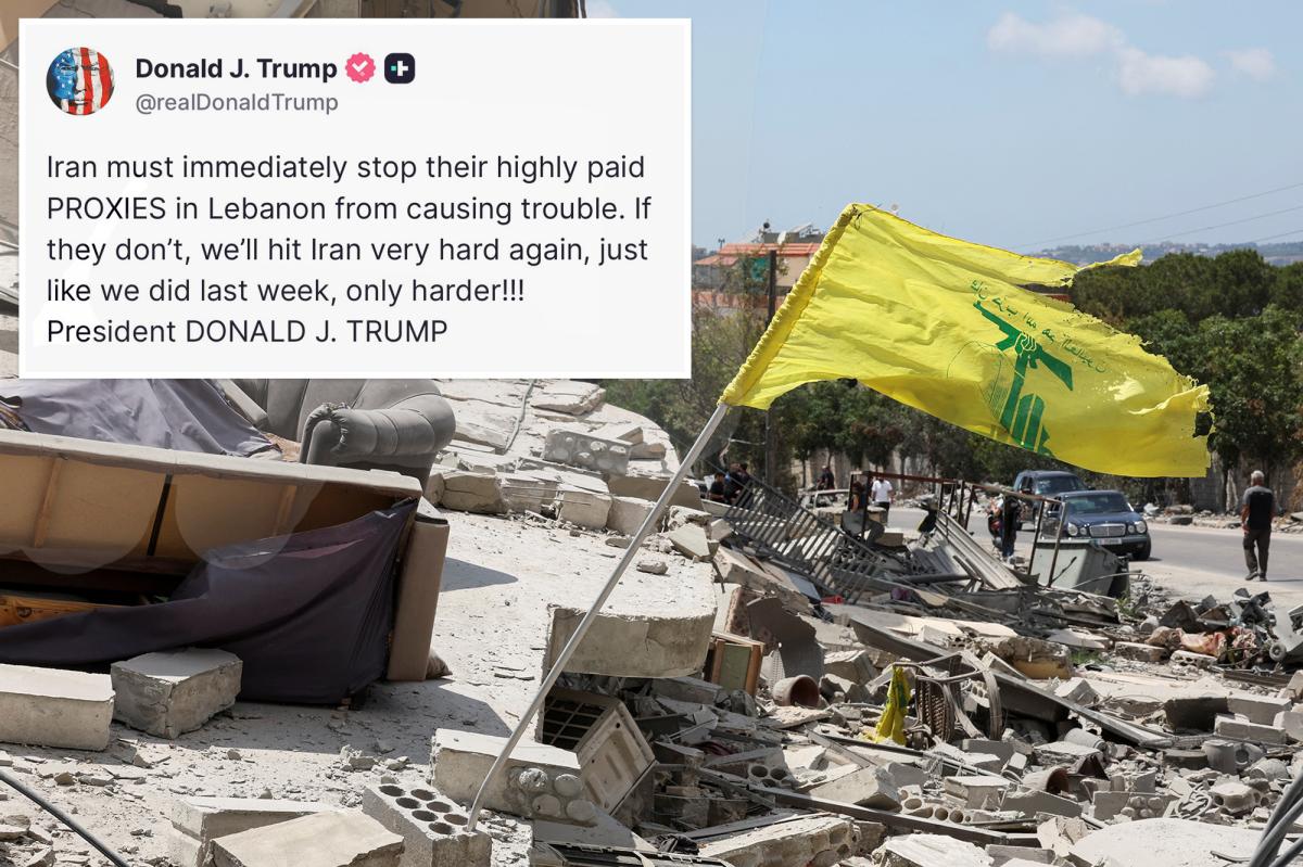 Trump Vows to Hit Iran Hard if Tehran Won’t Rein in Hezbollah