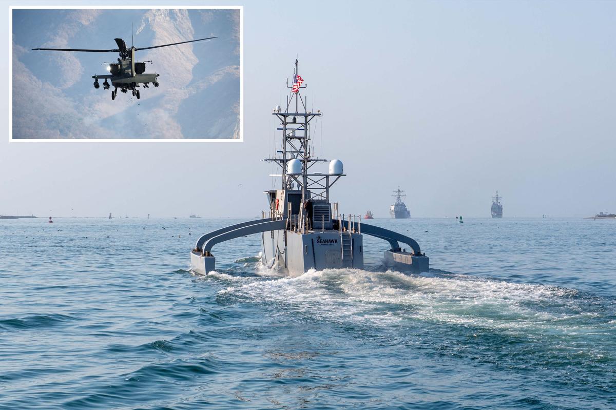 US Navy Deploys New Drone Boat to Rescue Downed Apache Pilots