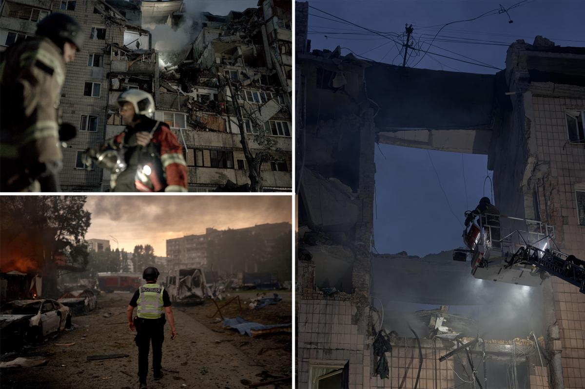 Russian Strikes on Kyiv Kill at Least 12 Civilians