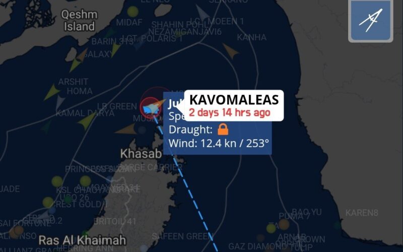 Iran: Armed men seize tanker owned by Prokopiou in Hormuz