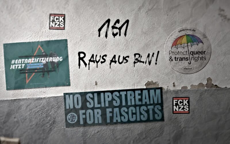 Antifa Attacks Apollo News Offices with Superglue and Graffiti