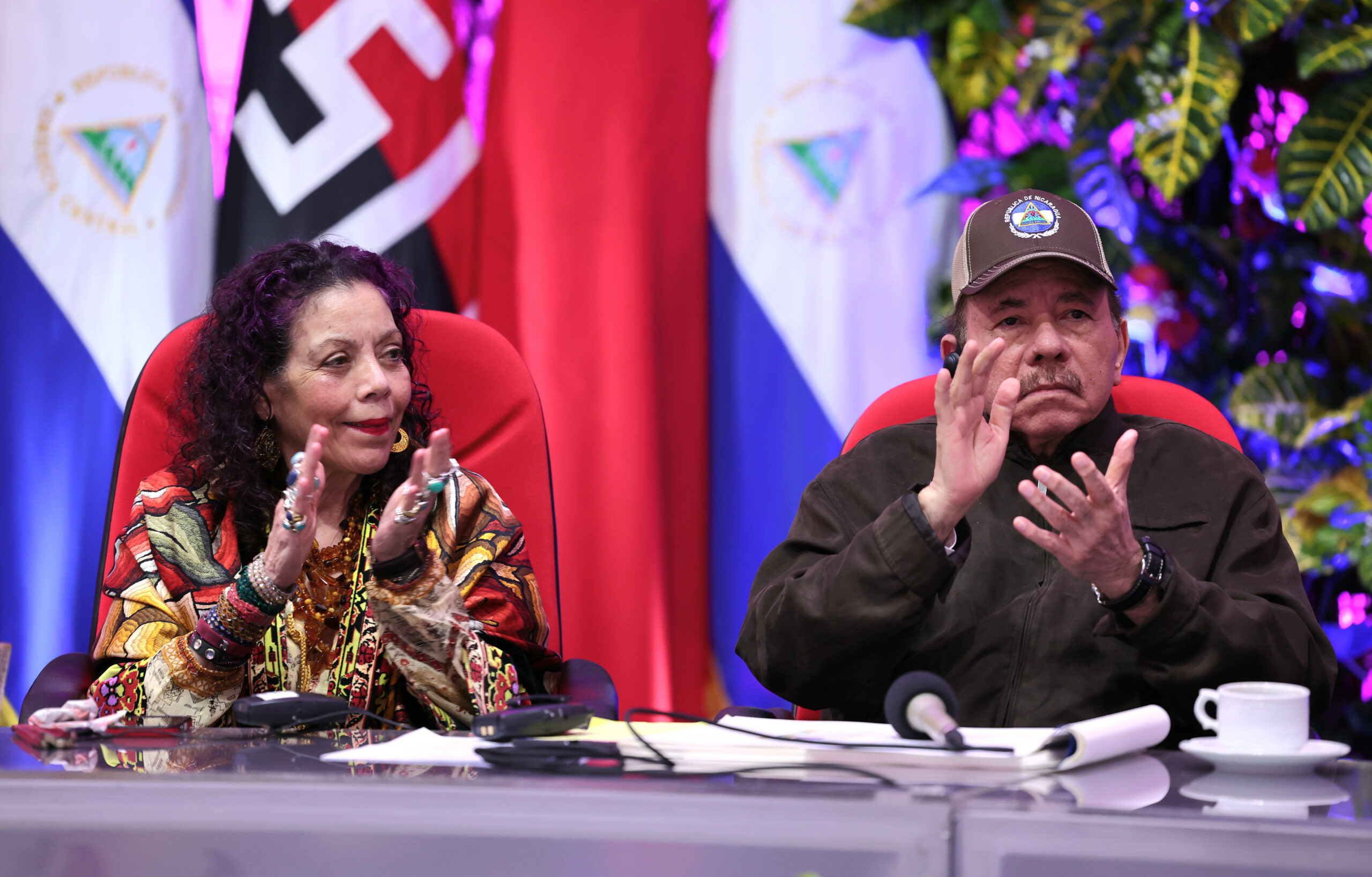 Nicaraguas Präsident Daniel Ortega beim China-Lateinamerika-Gipfel in Managua im November 2024