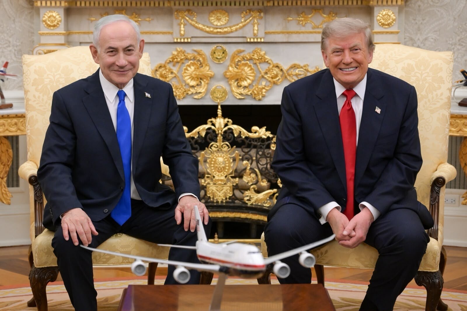 Trump und Netanjahu am 28. Juli im Weißen Haus.