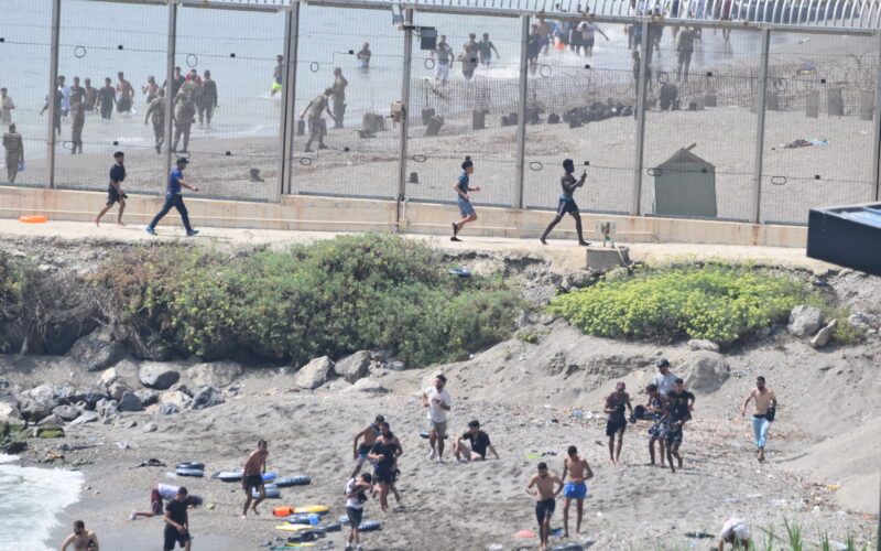 Over 1500 African Migrants Storm Spanish Enclave Ceuta in Days