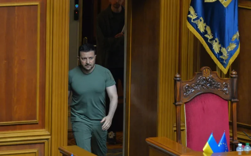 Ukraine Parliament Approves PM Amid Zelensky Reshuffle Protests