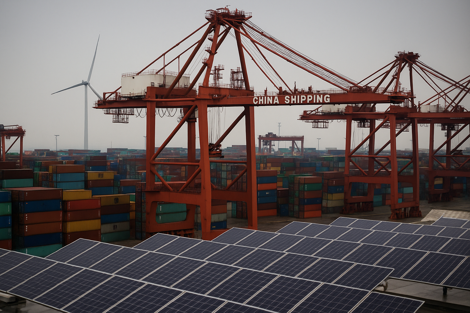 China’s Green-Tech Exports Soar Amid Energy Transition Push