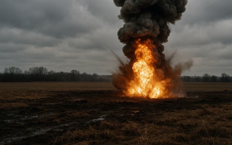 Russian Cruise Missile Enters Poland, Detonates in Field