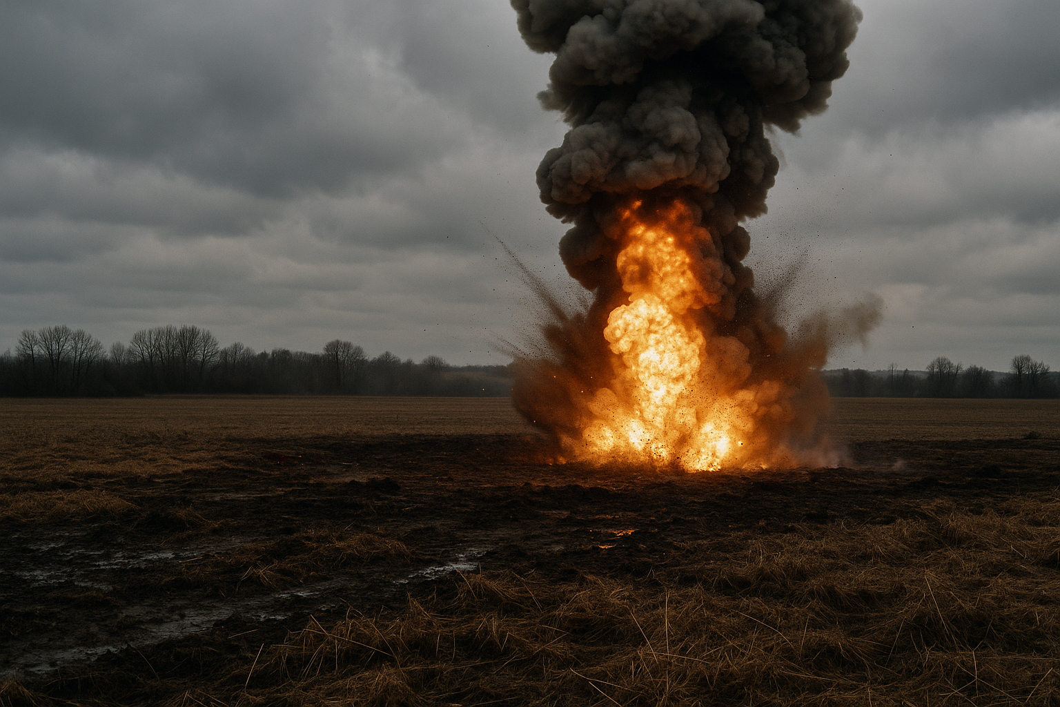 Russian Cruise Missile Enters Poland, Detonates in Field
