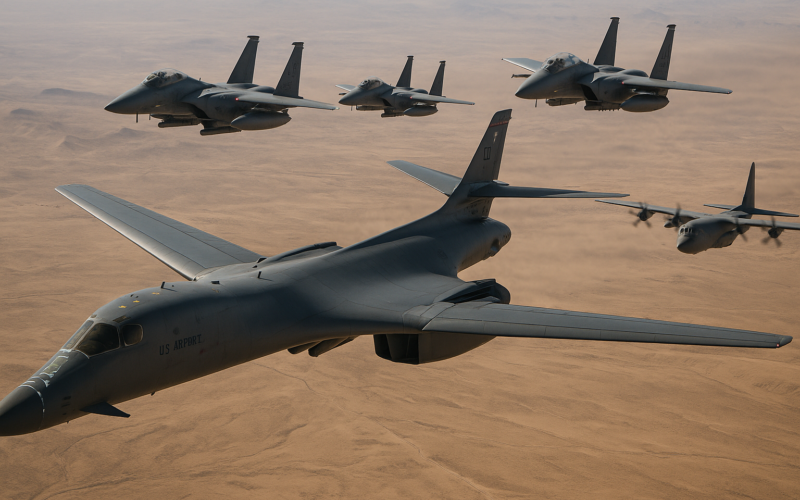 U.S. Deploys Massive Aerial Firepower to Middle East
