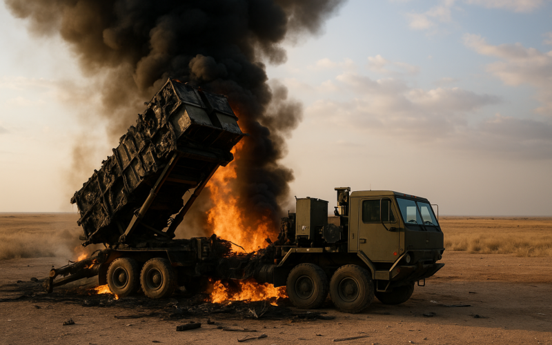 U.S. Patriot Launcher Destroyed by Iranian Drone Strike in Iraq