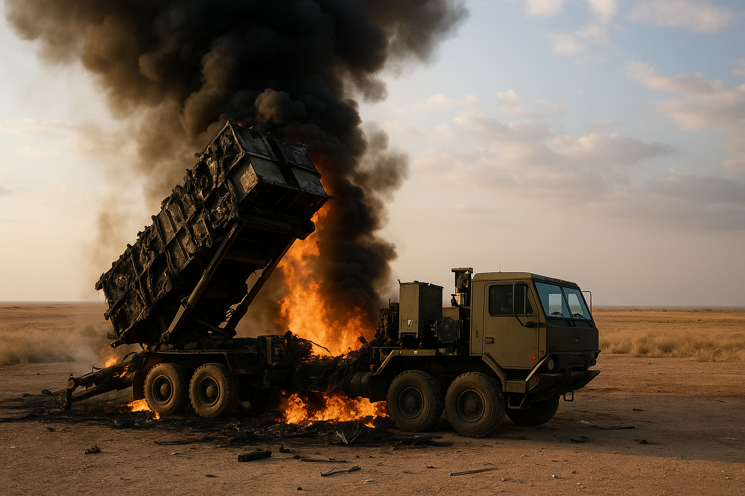 U.S. Patriot Launcher Destroyed by Iranian Drone Strike in Iraq
