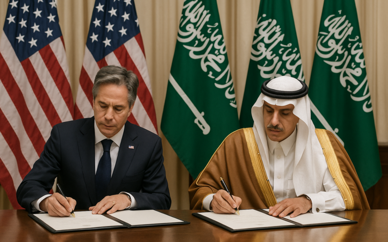 US and Saudi Arabia Sign Historic Nuclear Cooperation Deal