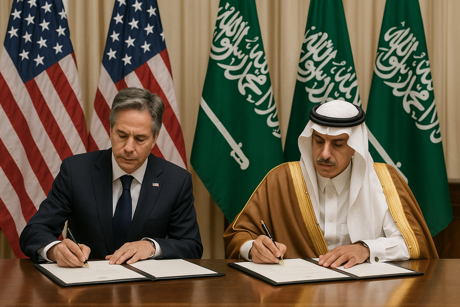 US and Saudi Arabia Sign Historic Nuclear Cooperation Deal