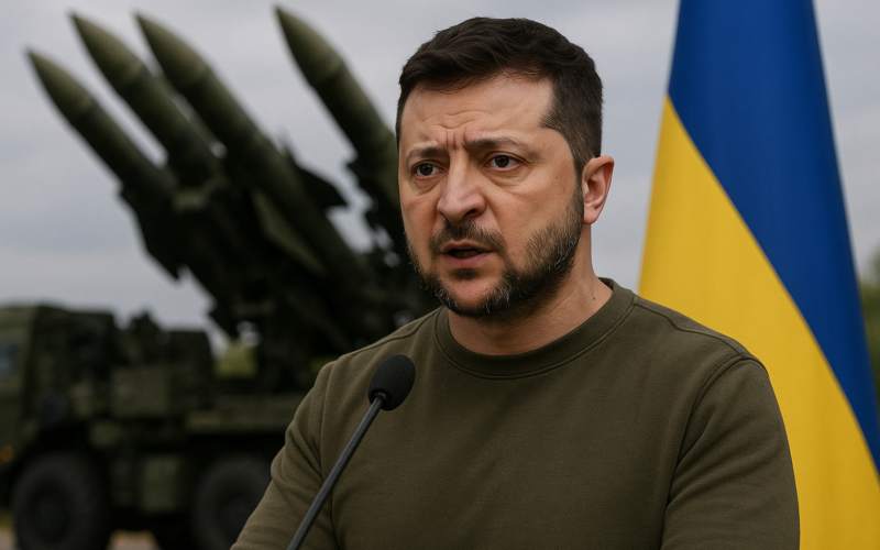 Zelensky Warns Trump Ukraine Air Defenses Nearly Depleted