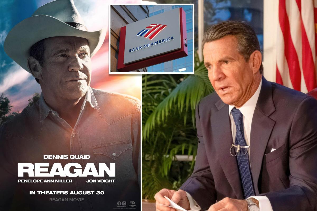 Reagan movie producer says company was debanked during filming