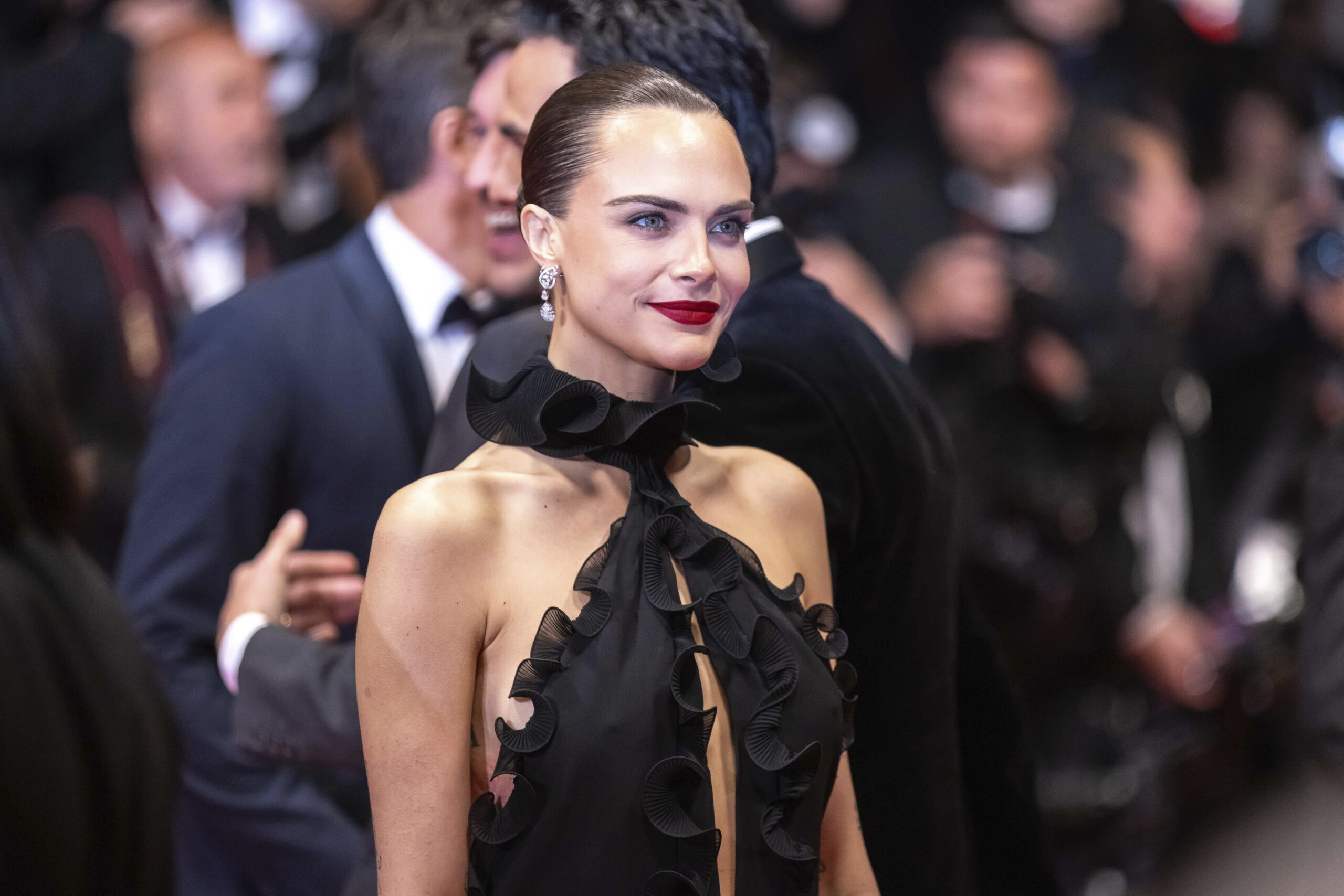 Beste Kontakte zu den Royals: Cara Delevingne war 2018 Gast bei der Hochzeit von Prinz Harry und Meghan Markle