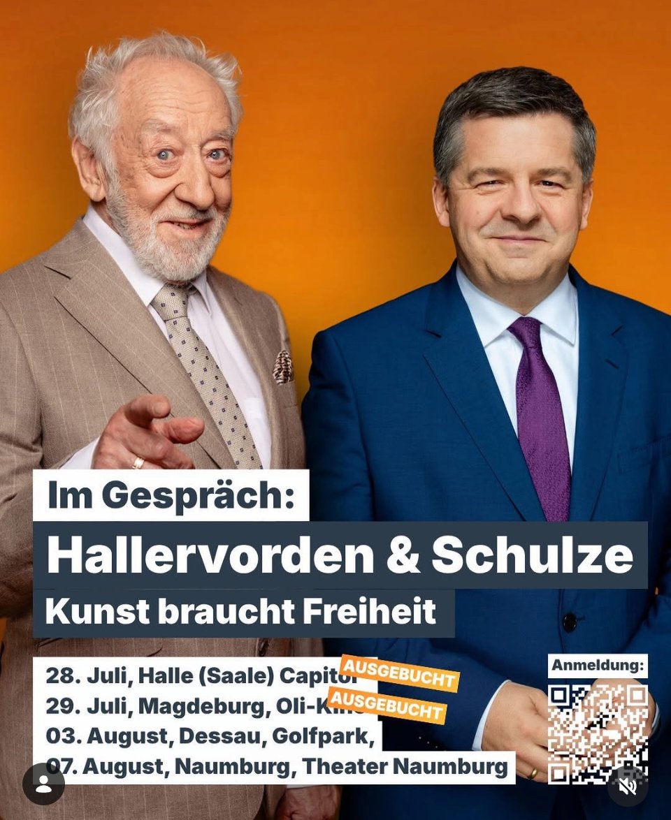 Sven Schulze nimmt, wen er kriegen kann – sogar Dieter Hallervorden.