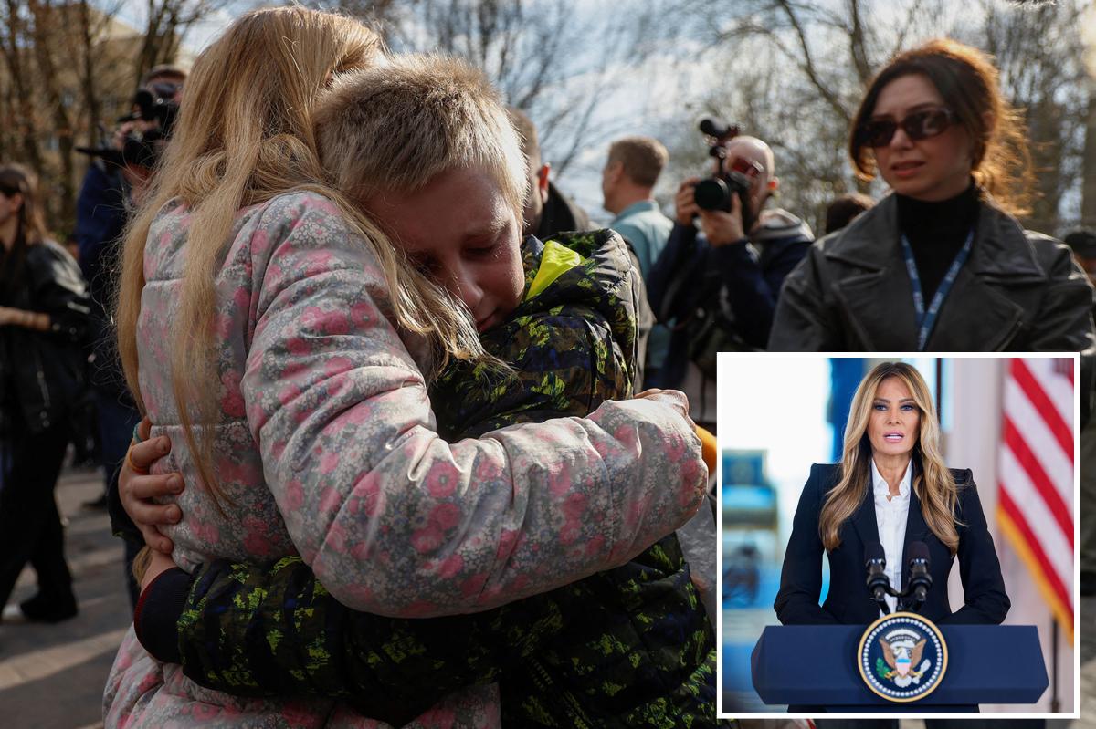 Melania Trump Helps Reunite Five Ukrainian, Russian Kids