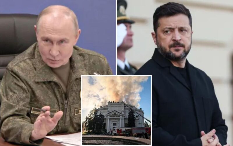 Putin and Zelensky Hold Separate Calls With Trump Amid Crimea Attack