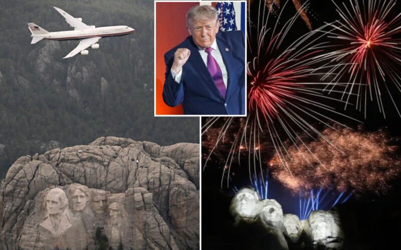 Trump Warns of Communist Threat at Mount Rushmore America 250 Event