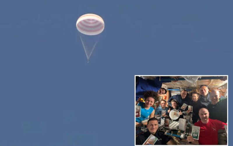 US-Russian Space Crew Returns to Earth After 8 Months on ISS