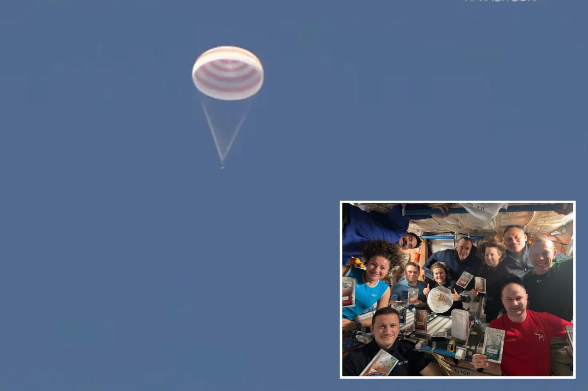 US-Russian Space Crew Returns to Earth After 8 Months on ISS