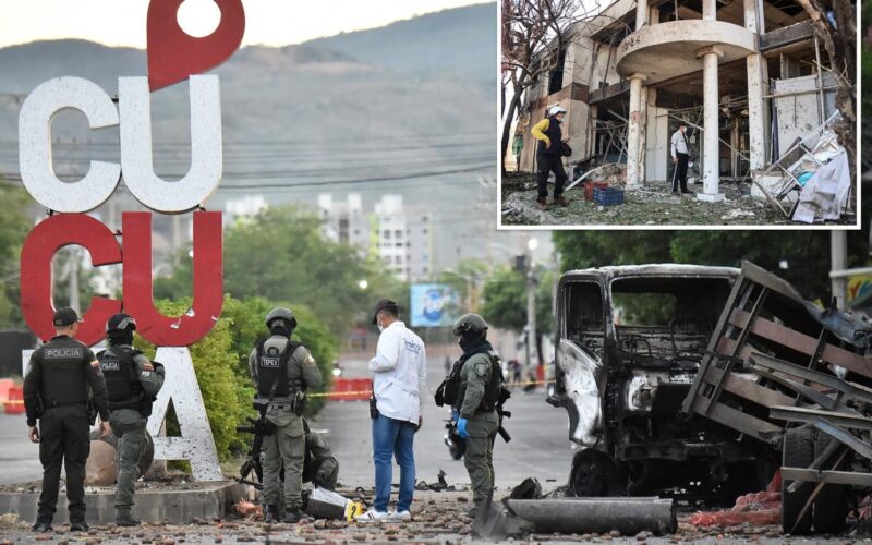 Colombian Rebels Injure 11, Kill Dog in Terror Attack