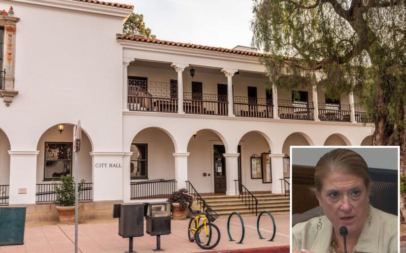 Santa Barbara City Hall Hosts Chilling Guillotine Display