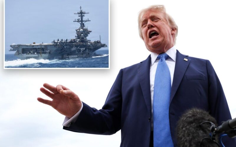 Trump dismisses USS Abraham Lincoln deployment concerns as too short