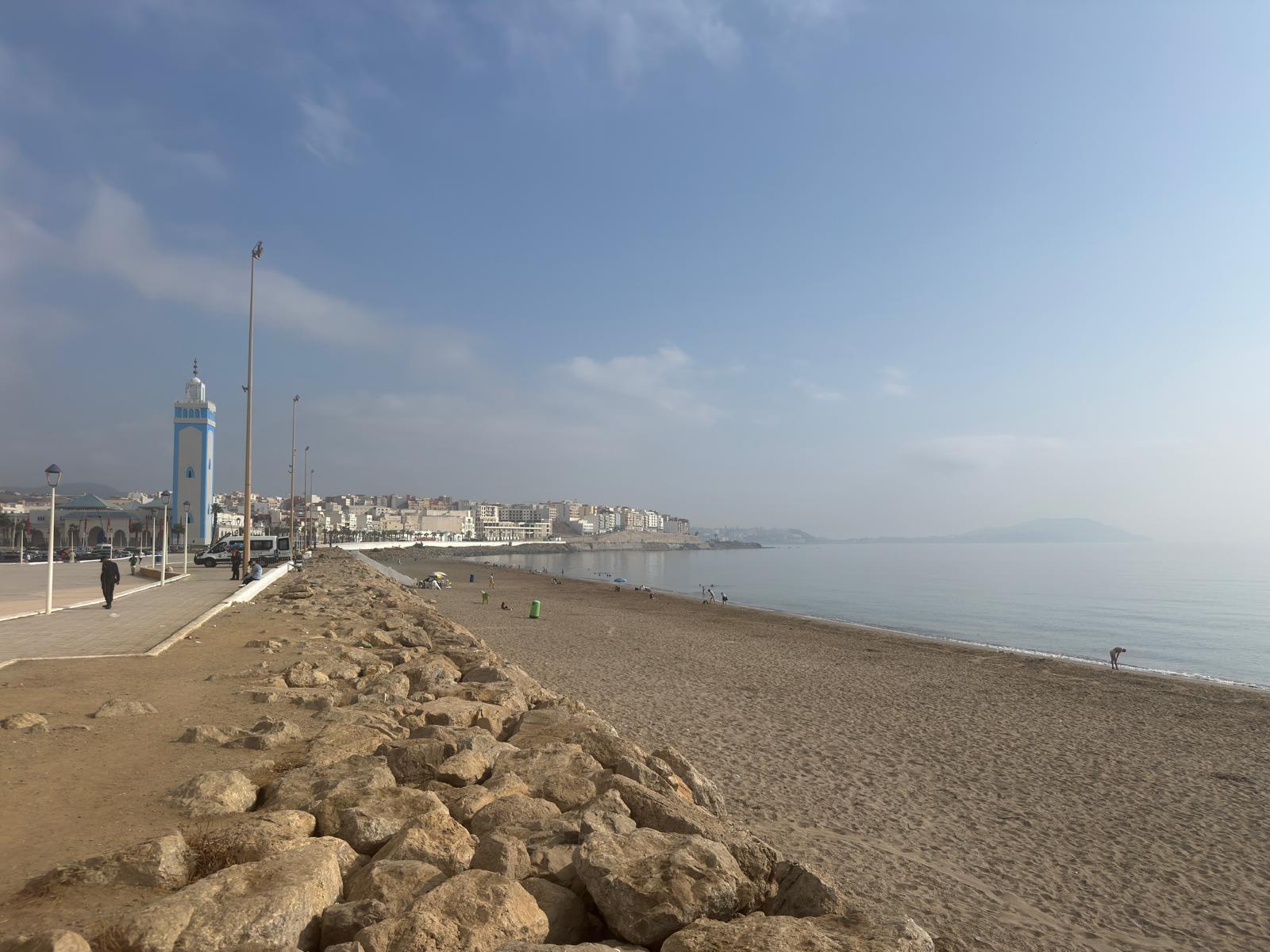Die Lage am Strand in der Nähe von Fnideq am Samstagmorgen.