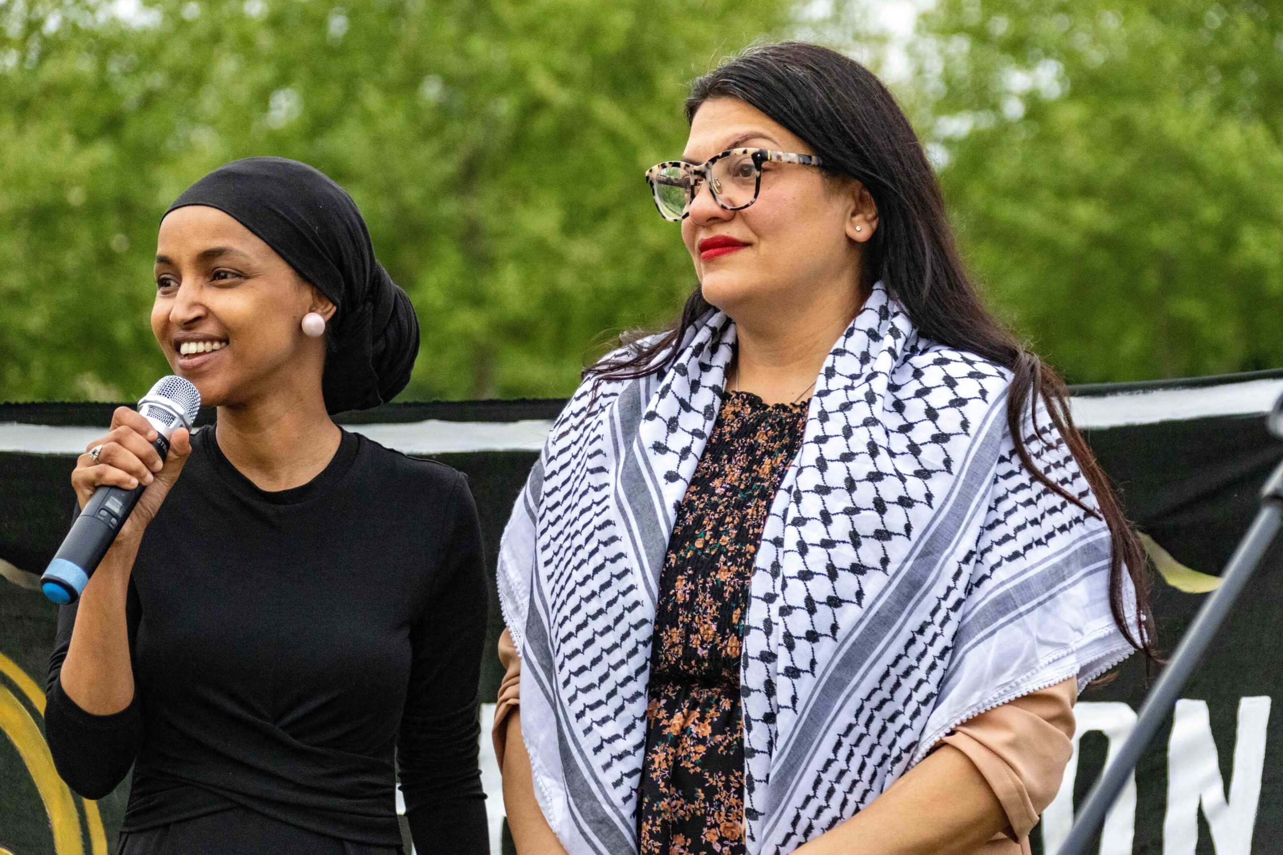 Ilhan Omar und Rashida Tlaib solidarisieren sich mit den Palästinensern.