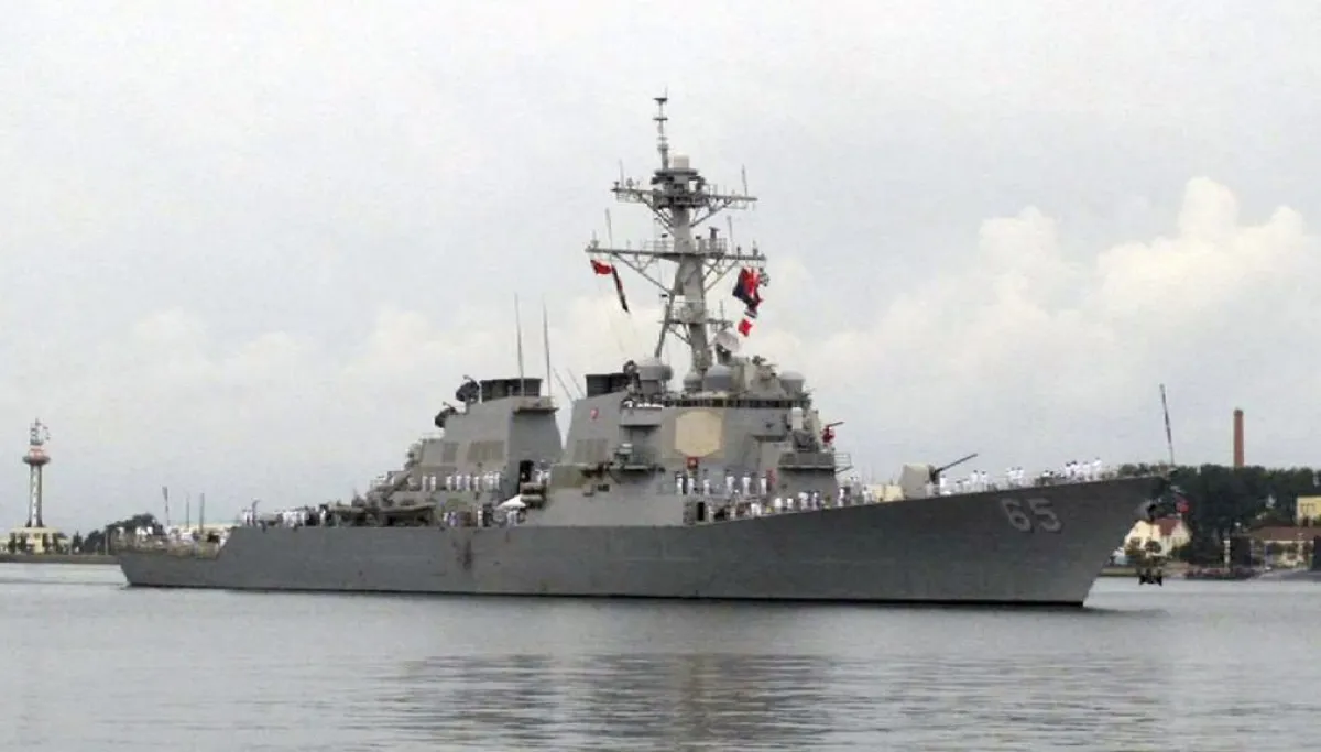 US Navy Destroyer Adrift Four Days in South China Sea