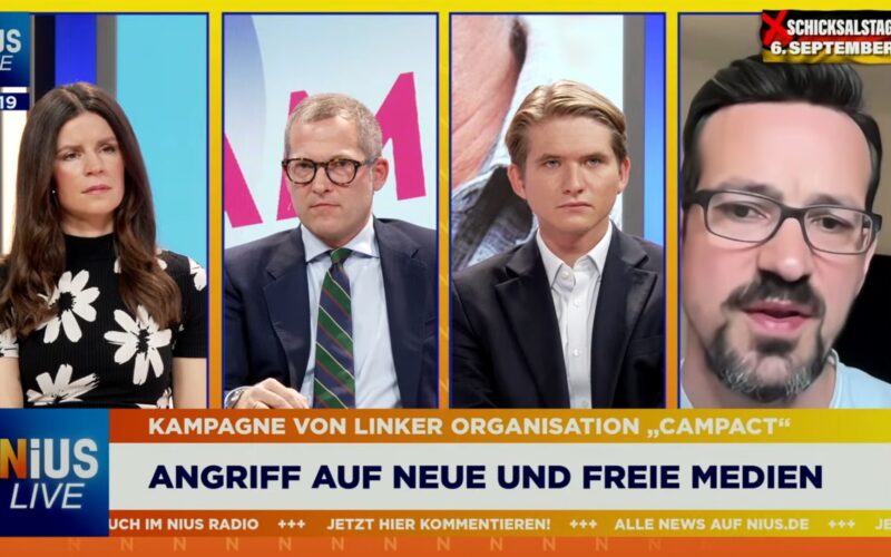 Reichelt on Campaign Against New Media: “This Aims to Destroy Livelihoods”