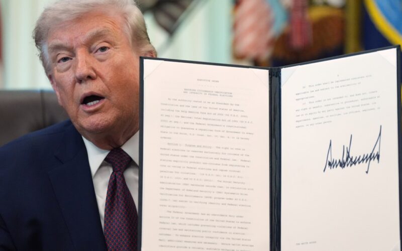 Trump Signs Executive Orders at White House