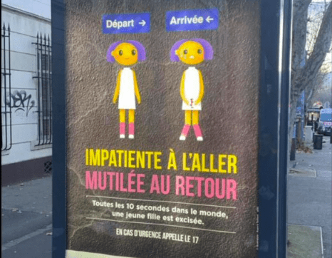 France battles African genital mutilation tradition with slogans