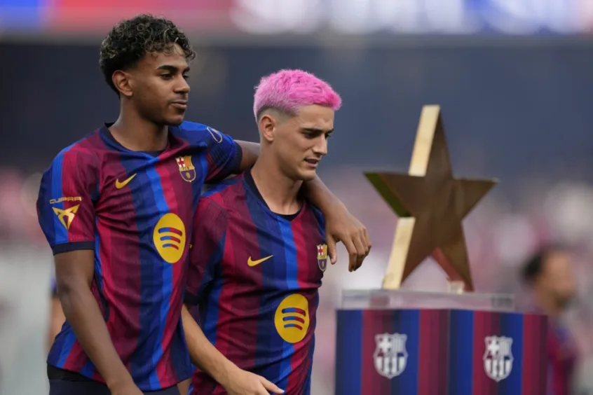 Barcelona Angers Cyprus by Advertising Camp in Occupied North