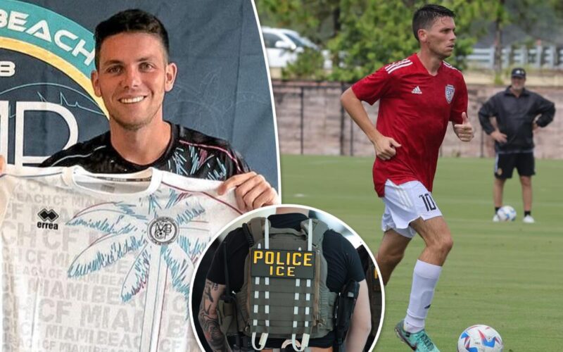 Argentine Soccer Star Held by ICE at Florida Facility