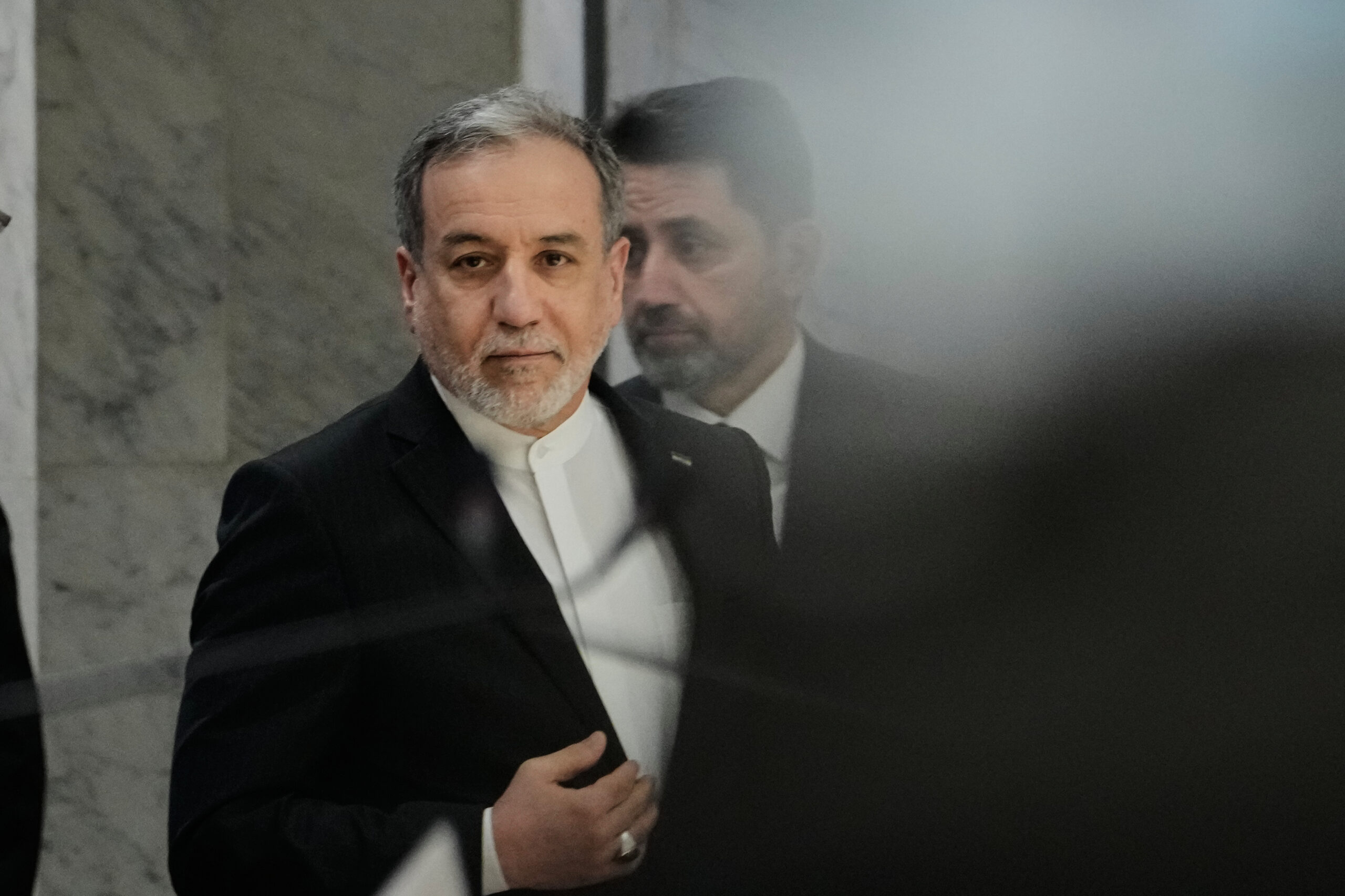 Irans Außenminister Abbas Araghtschi im Irak.