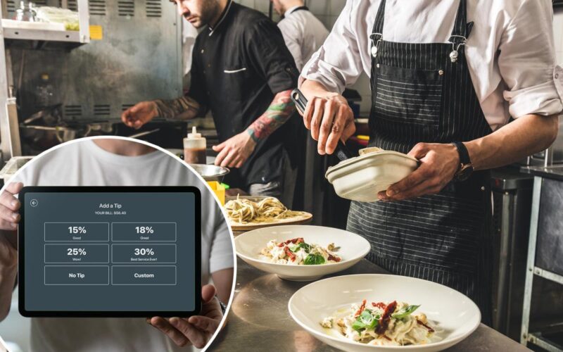 Customer fears retaliation after being asked to tip kitchen staff